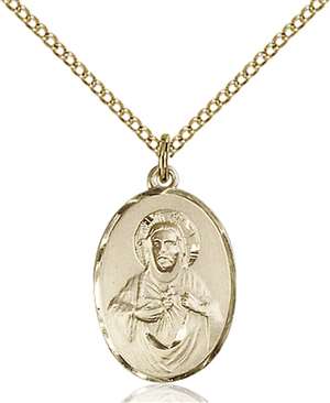 0090SGF/18GF Gold Filled Scapular Pendant