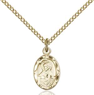0301SGF/18GF Gold Filled Scapular Pendant