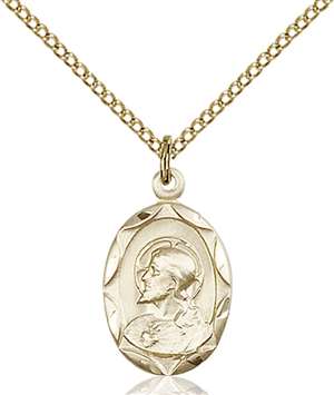 0612SGF/18GF Gold Filled Scapular Pendant