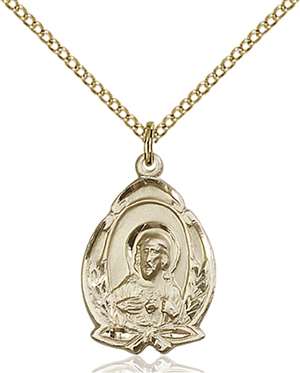 1481SGF/18GF Gold Filled Scapular Pendant