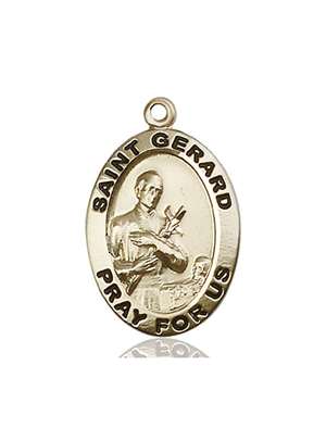 4034KT 14kt Gold St. Gerard Medal