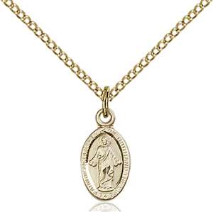 4121SGF/18GF Gold Filled Scapular Pendant