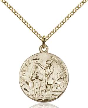 4229GF/18GF Gold Filled St. John the Baptist Pendant