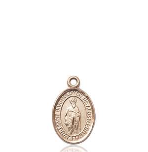 St. Bartholomew The Apostle Medal 9238 Oval, 14kt Gold