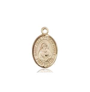 St. Bede the Venerable Medal 9302 Oval, 14kt Gold